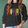 Georgetown Capital Country Lgbt Pride Rainbow Women Long Sleeve Tshirt