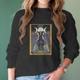 The Goddess Hecate Tarot Card Triple Moon Wiccan Pagan Women Long Sleeve Tshirt