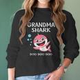 Grandma Shark Doo Doo Halloween Costume Christmas Gift Women Long Sleeve Tshirt