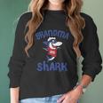 Grandma Shark Family Women Long Sleeve Tshirt