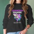 Grandma Shark Mothers Day Gift From Husband Son Women Long Sleeve Tshirt