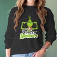 Grinch Christmas Merry Whatever Women Long Sleeve Tshirt