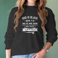 Hebrew Israelite Clothing Women Girls God Is Black Women Long Sleeve Tshirt