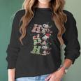 Ho Ho Ho Santa Snoopy Christmas Shirt Women Long Sleeve Tshirt