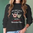 Homeschool Mom Quote Funny Social Distancing Women Long Sleeve Tshirt