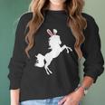 Horse Easter Stallion For Women Teens Girls Women Long Sleeve Tshirt