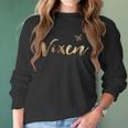 Womens Hotwife Vixen And Butterfly In Gold Women Long Sleeve Tshirt