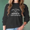 This House Is Protected By Jesus & Smith And Wesson Women Long Sleeve Tshirt