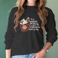 Its A Christmas Movies And Hot Chocolate Kind Of Day Women Long Sleeve Tshirt