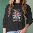 July 1995 27Th Birthday Gift 27 Years Old Men Women Women Long Sleeve Tshirt