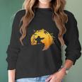 Kung Fu Panda Po Tai Chi Sunset Silhouette Women Long Sleeve Tshirt