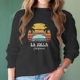 La Jolla Souvenir Retro California Men Women Women Long Sleeve Tshirt