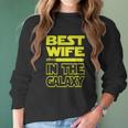 Womens Ladies Best Wife In The Galaxy Women Long Sleeve Tshirt