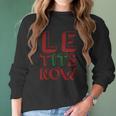 Le Tits Now Funny Christmas Jumper With Let Is Snow Slogan Sweatshirt Women Long Sleeve Tshirt