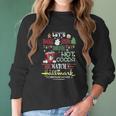 Let’S Bake Stuff Drink Hot Cocoa And Watch Hallmark Christmas Women Long Sleeve Tshirt