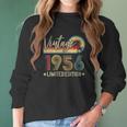 Womens Limited Edition 1956 66Th Birthday Gift 66 Years Old Vintage V-Neck Women Long Sleeve Tshirt