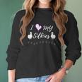 I Love My Silkies - Silkie Chickens Shirt Women Long Sleeve Tshirt