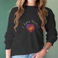 I Love Yeshua Christian Jesus Faith Love Women Long Sleeve Tshirt