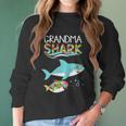 Matching For Family Shark Grandma Shark Women Long Sleeve Tshirt