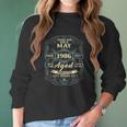 May 1986 35Th Birthday Gift 35 Years Old Men Women Women Long Sleeve Tshirt