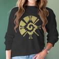 Mayan Galactic Butterfly Women Long Sleeve Tshirt