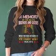 In Memory Of Vietnam Brothers And Sisters Women Long Sleeve Tshirt