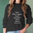 Mimoorn Women Graphic Funny Cute Women Long Sleeve Tshirt