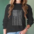 Minuteman Iii Icbm Missile Vintage Flag Women Long Sleeve Tshirt