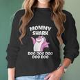 Mommy Shark Doo Doo Funny Gift Idea Women Long Sleeve Tshirt