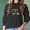 Mommy Is My Valentine Cute Cupid Youth Women Long Sleeve Tshirt