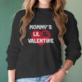 Mommys Lil Valentine Cute Valentines Day Women Long Sleeve Tshirt