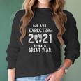 New Dad Or Mom Baby Reveal 2021 Women Long Sleeve Tshirt