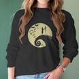 Nightmare Christmas Jack Skellington Sally Romance Moon Women Long Sleeve Tshirt