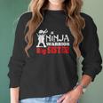 Ninja Warrior Big Sister Fun Family Women Long Sleeve Tshirt