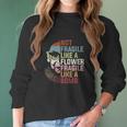 Womens Not Fragile Like A Flower But A Bomb Ruth Bader Rbg Feminist Women Long Sleeve Tshirt