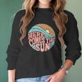 Pink Groovy Here Comes The Sun Classic For Women Men Women Long Sleeve Tshirt