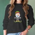 Pittsburgh Steeler I’M The Team Football Elf Christmas Shirt Women Long Sleeve Tshirt