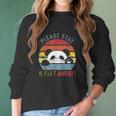 Please Stay 6 Feet Away Panda Social Distancing Women Long Sleeve Tshirt