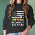 Proud Daughter Of A Vietnam Veteran Gift Graphic Design Printed Casual Daily Basic Women Long Sleeve Tshirt