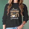 Proud Grandma Of A Class Of 2021 Face Mask Graduate Senior Women Long Sleeve Tshirt