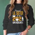 Proud Lil Sister Of A 2021 Graduate Face Mask Hand Sanitizer Women Long Sleeve Tshirt