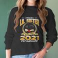 Proud Lil Sister Of A Class Of 2021 Graduate Women Long Sleeve Tshirt