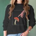 Psychedelic Mushroom Creation Of Adam Women Long Sleeve Tshirt