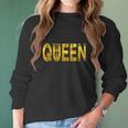 Queen Wife Woman With Egyptian Ankh Women Long Sleeve Tshirt