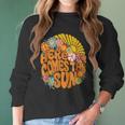 Retro Here Comes The Sun Floral Summer Family Vavation 2022 Men Women T-Shirt Graphic Print Casual Unisex Tee Women Long Sleeve Tshirt