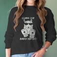 Retta Llama Said Knock You Out Ladies Women Long Sleeve Tshirt