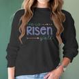 Womens He Is Risen Yall Southern Style Easter Christian Tee Women Long Sleeve Tshirt