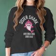 Sister Shark Doo Doo Doo Birthday Women Long Sleeve Tshirt