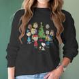 Snoopy Peanuts Christmas Time Is Here Women Long Sleeve Tshirt