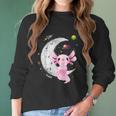 Space Axolotl Kawaii Pastel Goth Anime Comic Girl N Men Women T-Shirt Graphic Print Casual Unisex Tee Women Long Sleeve Tshirt